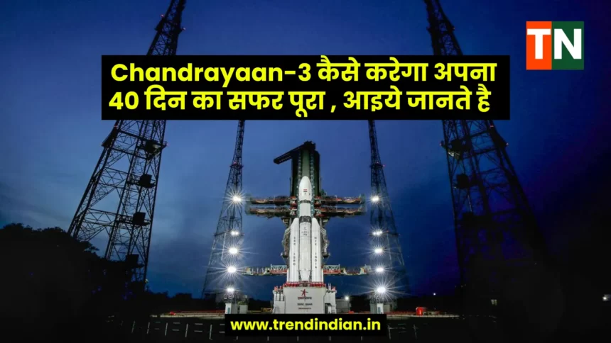 What does Chandrayaan-3's 40-day journey to Moon look like?