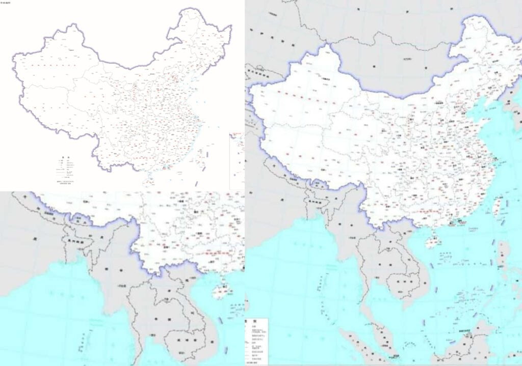 China Standard map 2023 cn » Trendindian