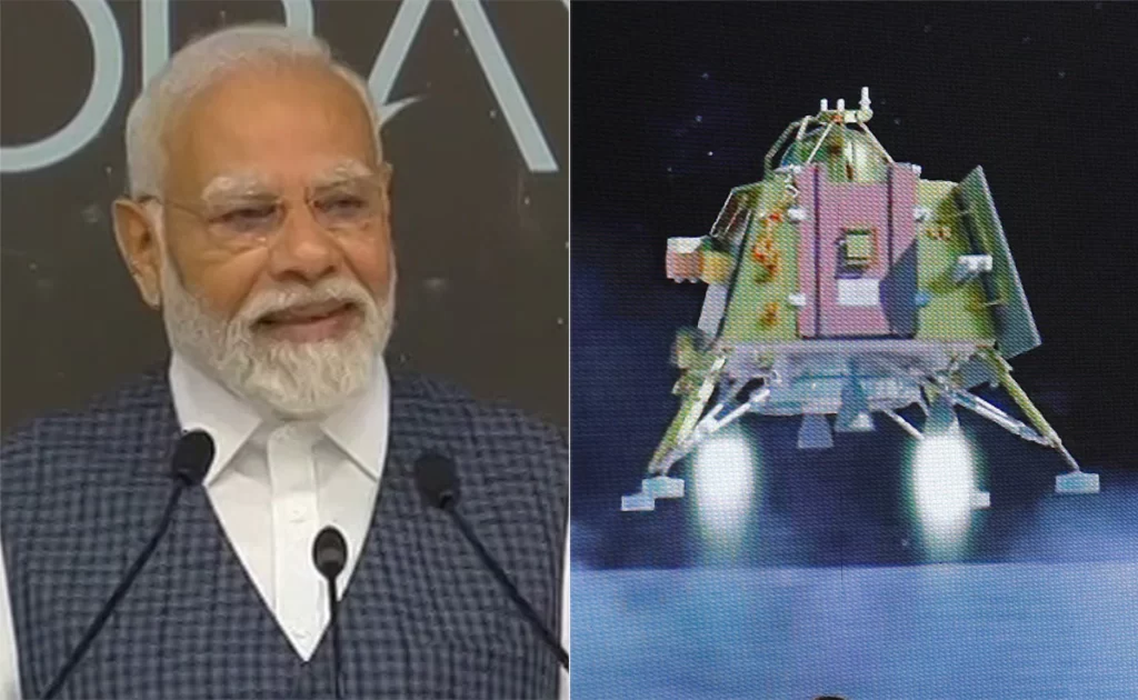 Prime minister Modi National Space Day Chandrayaan 3 2 » Trendindian