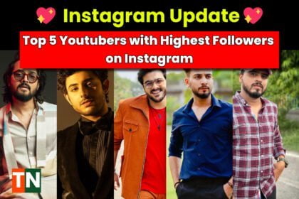 Top 5 Youtubers with Highest Followers on Instagram