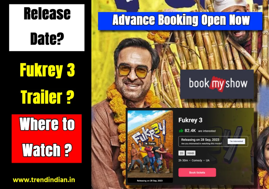 fukrey 3 advance bookings open Bookmyshow 1 » Trendindian