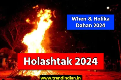 Holika Dahan Holashtak 2024