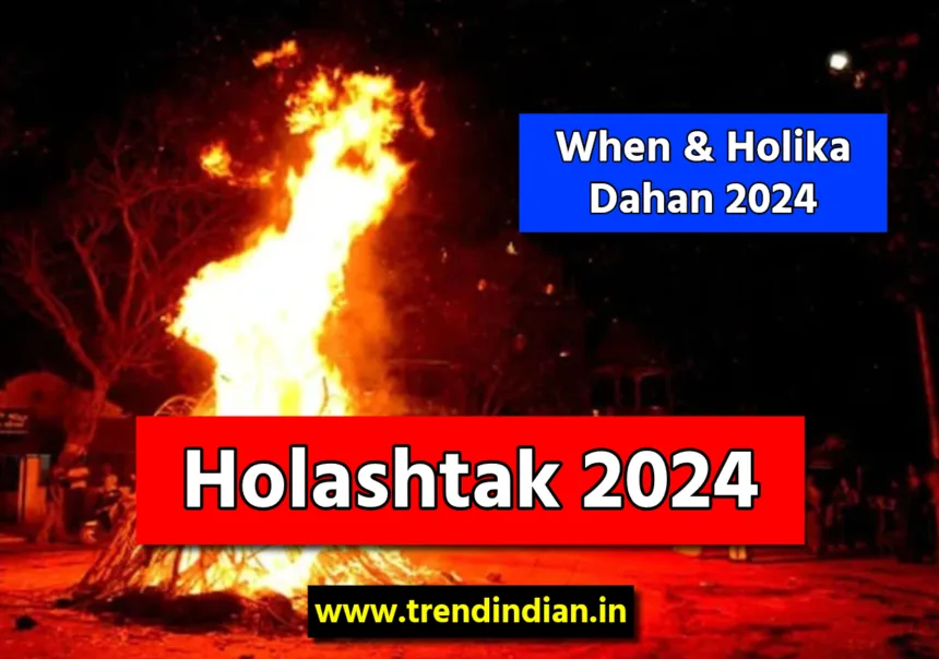 Holika Dahan Holashtak 2024